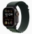 Apple Watch Ultra 2 (2024) GPS + Cellular 49mm Black Titanium Case with Dark Green Alpine Loop (Черный корпус из титана, ремешок Alpine цвета Темно-зеленый) (Medium, 145–190 мм)