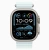 Apple Watch Ultra 2 (2024) GPS + Cellular 49mm Natural Titanium Case with Ice Blue Ocean Band (Корпус из титана, ремешок Ocean цвета Ледяной Голубой)