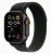 Apple Watch Ultra 2 (2024) GPS + Cellular 49mm Black Titanium Case with Black Trail Loop (Черный корпус из титана, ремешок Trail цвета черный) (M/L, 145–220 мм)