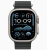 Apple Watch Ultra 2 (2024) GPS + Cellular 49mm Natural Titanium Case with Black Ocean Band (Черный корпус из титана, ремешок Ocean черного цвета)