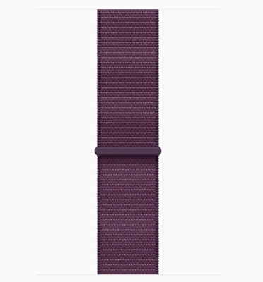 Apple Watch Series 10 GPS 42mm Rose Gold Aluminum Case with Sport Loop Plum MWWK3