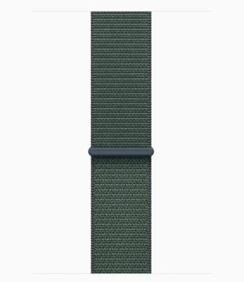 Apple Watch SE 2023 GPS 2024 GPS 40mm Starlight Aluminum Case with Sport Loop Lake Green (ремешок Спортивная петля цвета Зеленое озеро) MXEH3
