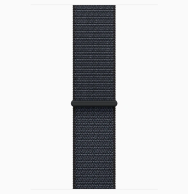 Apple Watch Series 10 GPS 46mm Jet Black Aluminum Case with Sport Loop Ink MWWR3