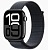 Apple Watch Series 10 GPS 46mm Jet Black Aluminum Case with Sport Loop Ink MWWR3